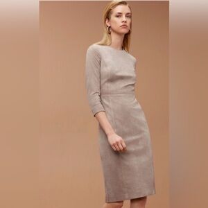 Aritzia Babaton Faux Suede Dress